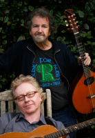 Paul Brady and And Irvine rehearsing for their reunion gig Nov 2011