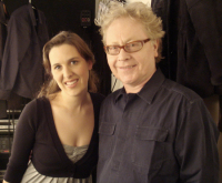 Paul Brady and Sarah Siskind backstage before the show
